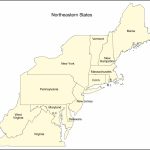 Map Of Eastern Us Printable North East States Usa New Free Northeast Throughout Northeast States And Capitals Map