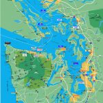 Map Of Ferry Routes In Seattle, Puget Sound, Olympic Peninsula With Washington State Ferries Map