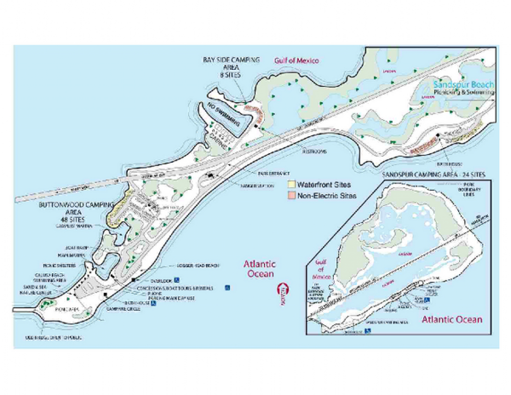 Map Of Florida State Parks | Bahia Honda State Park Map - 36850 pertaining to Florida State Parks Camping Map