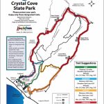 Map Of Hiking Trails | Crystal Cove Intended For Crystal Cove State Beach Map