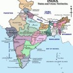 Map Of India Showing Major States With Capitals Highlighted | The In Map Of India With States And Cities