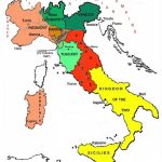 Map Of Italian States In 1815 | Географические Карты | Pinterest With Regard To Italian States Map