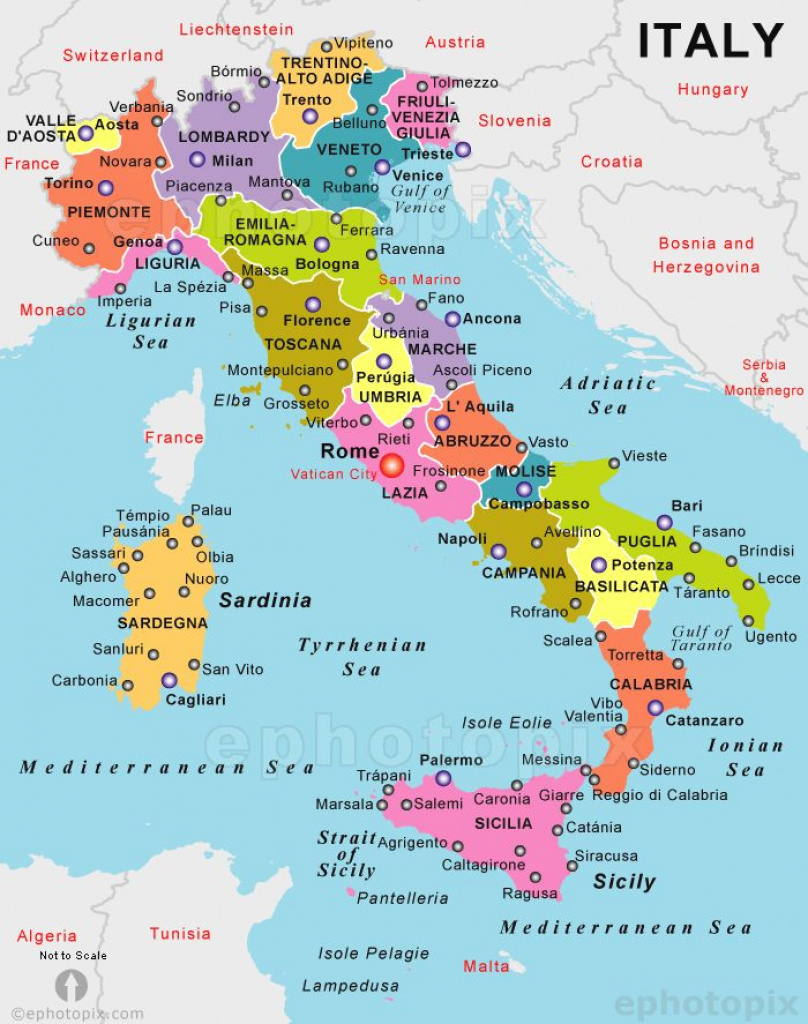Map Of Italy In English | Italy Political Map. El &amp;quot;prerrenacimiento with Italian States Map