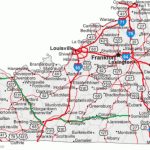 Map Of Kentucky Cities   Kentucky Road Map Within Kentucky State Map With Cities And Counties