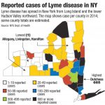 Map Of Lyme Disease In Us Within Lyme Disease New York State Map