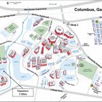 Map Of Main Columbus State University Main Campus. The Field Trip Regarding Columbus State Campus Map