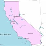 Map Of Major California California State Map California Map Major Intended For California State Map By City