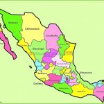 Map Of Mexico And Its States   Mercnet With Regard To Map Of Mexico And Its States