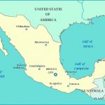 Map Of Mexico In Mexico And The United States Map