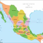 Map Of Mexico States And Capitals And Travel Information | Download Pertaining To Map Of Mexico And Its States