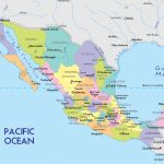 Map Of Mexico States • Mapsof Pertaining To Map Of Mexico And Its States