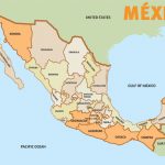 Map Of Mexico   The Mexican States 2008 Within Map Of Mexico And Its States