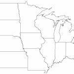 Map Of Midwest Region And Travel Information | Download Free Map Of Intended For Blank Map Of Midwest States