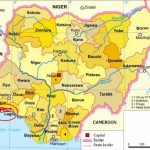 Map Of Nigeria Showing The 36 States And The Federal Capital With Regard To Uno State Of Cameroon Map