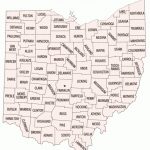 Map Of Ohio Counties Regarding State Of Ohio Map Showing Counties