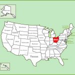 Map Of Ohio | State Map Of Usa With Regard To Map Of Ohio And Surrounding States