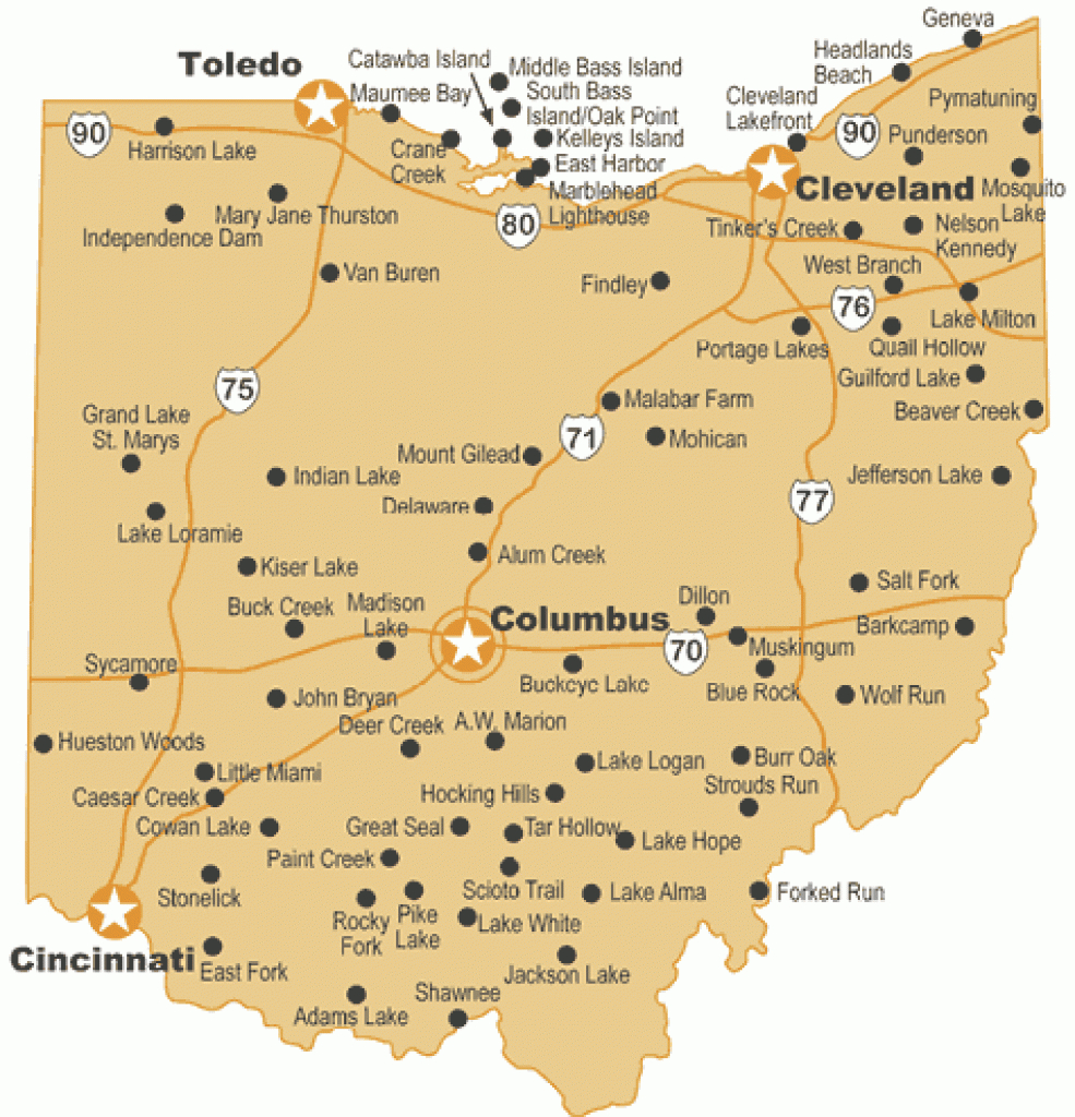 15 Coolest State Parks In Ohio State Parks In Ohio Shawnee Ohio Parks Map
