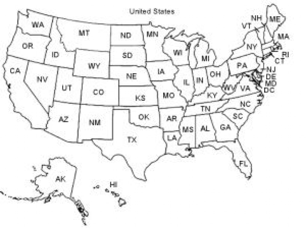 Map Of State Abbreviations And Travel Information | Download Free intended for Us Map With State Abbreviations