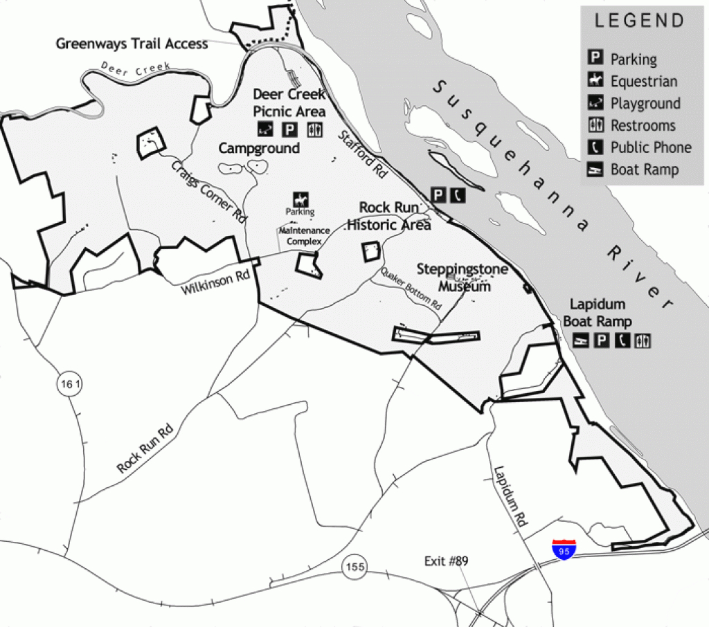 Map Of Susquehanna State Park - Details Of Acorn And Beechnut Loops regarding Susquehanna State Park Camping Map