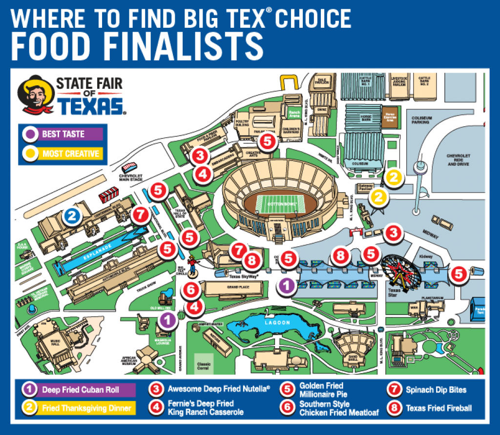 Map Of Texas State Fair | Business Ideas 2013 pertaining to Texas State Fair Food Map