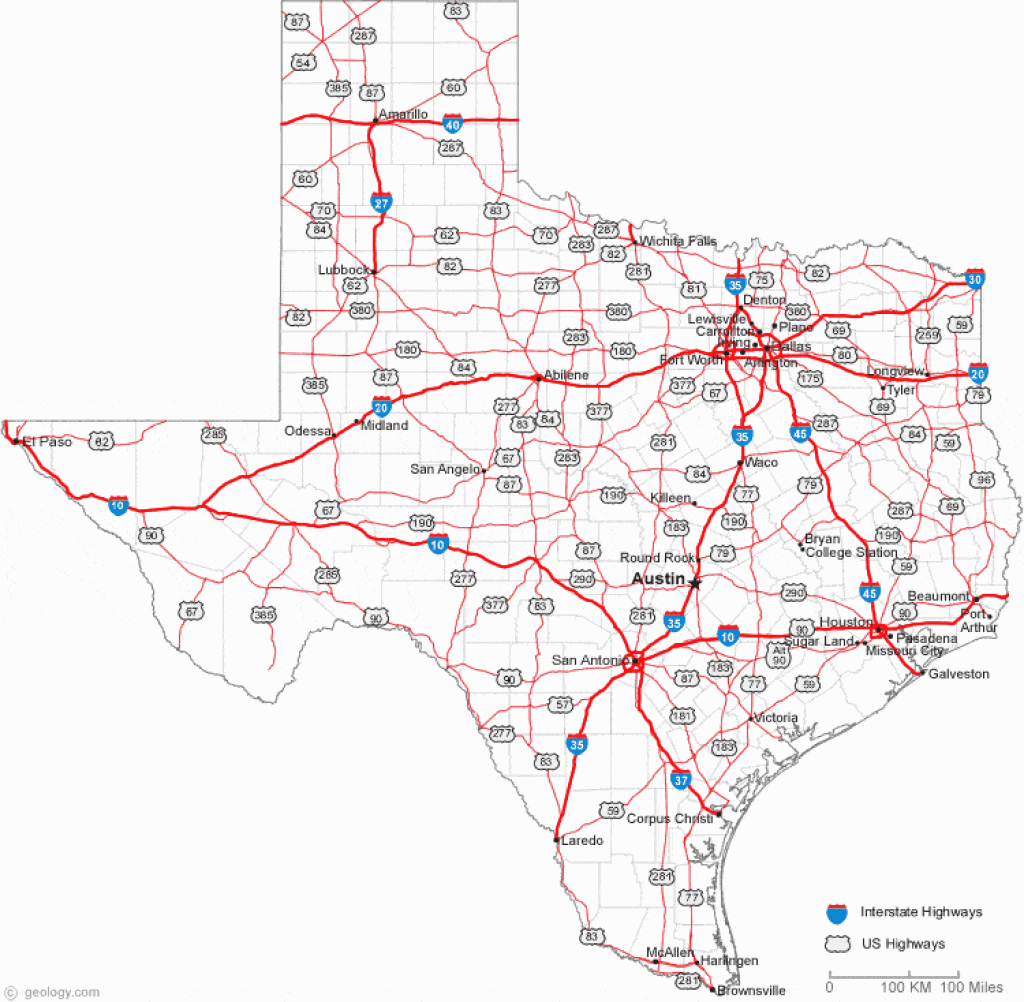 Map Of Texas with regard to Www Texas State Map