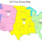 Map Of The Time Zones In The United States Free Time Zone Map For Within Map Of Time Zones In United States