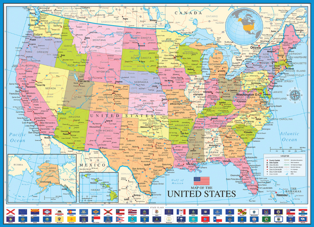 Map Of The United States Of America Jigsaw Puzzle | Puzzlewarehouse within United States Features Map Puzzle