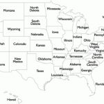 Map Of The United States Of America With Full State Names Inside Map With State Names