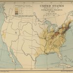 Map Of The United States Population 1850 Throughout 1700 Map Of The United States