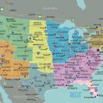 Map Of The Usa With States And Cities | Usa Map With States, Major Regarding Map Usa States Major Cities