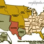 Map Of United States Around 1845 Ce With Regard To Map Of United States 1845