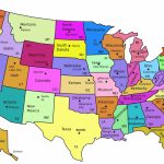 Map Of United States Capitals | Diy United States Magnets   Milk And In A Big Map Of The United States With Capitals