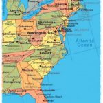 Map Of United States East Coast   Free World Maps Collection With East Coast States Map