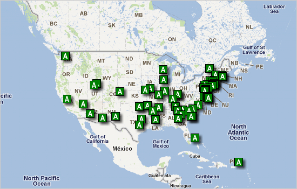 Map Of Us Army Bases. I Have Been To Quite A Few Of These As A Kids throughout Military Bases United States Map