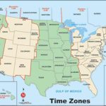 Map Of Us States Time Zones Us State Map And Time Zones Map Of U S In State Time Zone Map