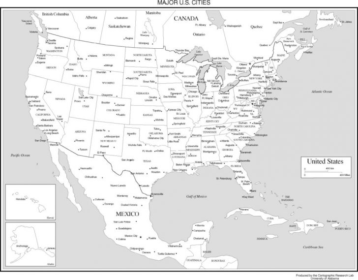 Usa Map With States And Cities Pdf