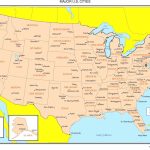 Map Of Usa With Cities Pdf States Printable Maps The United Inside Usa Map With States And Cities Pdf
