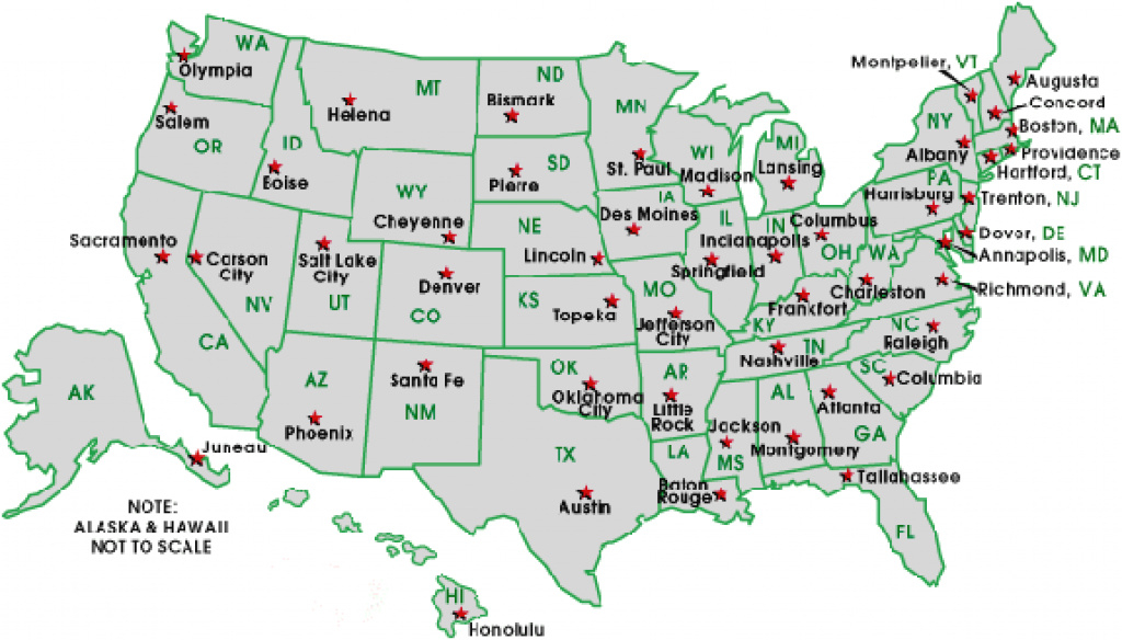Map Of Usa With State Abbreviations And Capitals And Travel regarding Usa Map With States Capitals And Abbreviations
