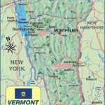 Map Of Vermont (State / Section In United States Of America, Usa Throughout Vt State Park Map