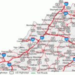 Map Of Virginia Cities   Virginia Road Map Pertaining To Virginia State Map Printable