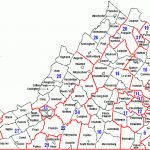 Map Of Virginia's Judicial Circuits And District Inside Virginia State Map Printable