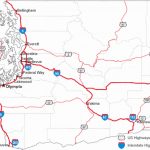Map Of Washington With Detailed Road Map Of Washington State