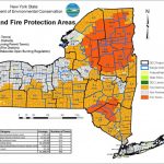 Map Of Wildland Fire Protection Areas   Nys Dept. Of Environmental With Regard To New York State Fire District Map