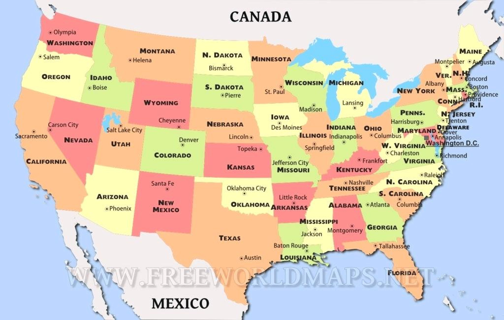 Map Quiz States And Capitals Us Game Maps 101 – Naturerenew with regard to Map Of The United States With Capitols