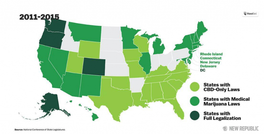 Map: States With Pro-Marijuana Laws in States Where Weed Is Legal Map 2016