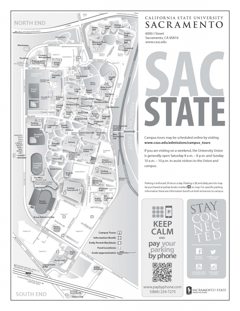 Map with regard to Sacramento State Map Pdf