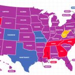 Map: Words People In Each State Can't Spell For Their Lives Regarding Map Of Who Won Each State