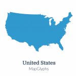 Mapglyphs Dots   United States | Map Glyphs With Regard To Google Maps State Icons