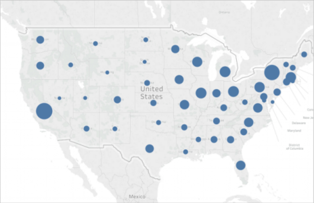 Mapping In Tableau for Tableau Heat Map By State