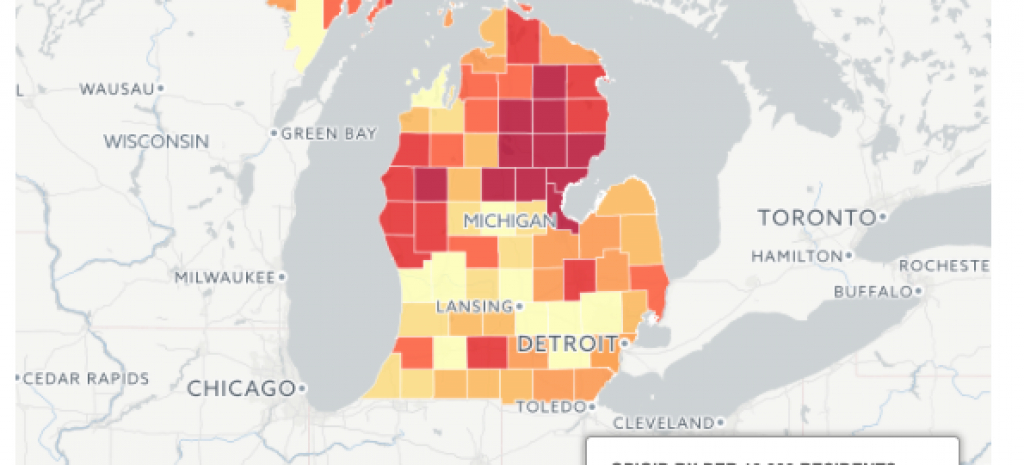 Mapping Opioids | regarding Maps State Of Michigan Prescription